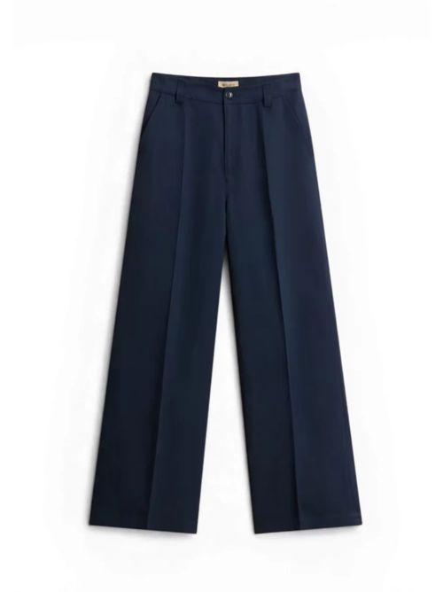 LYOCELL LINEN PANTS WOOLRICH | CFWWTR2025FRUT30433989 MELTON BLUE